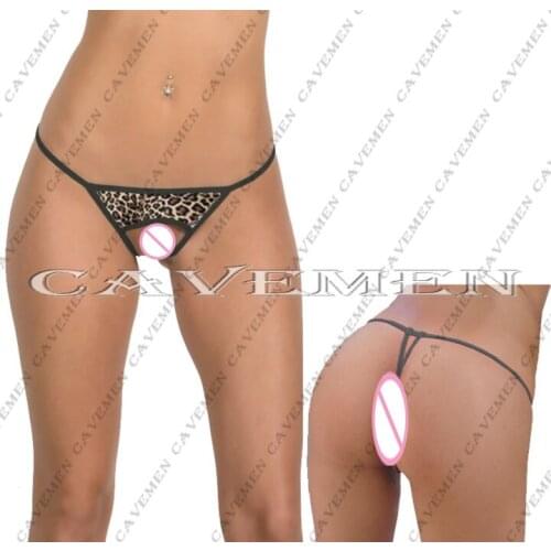 No crotch The hip dual Adjustable type Leopard Pants * 2947 *Sexy Thongs G-string Ladies Bra
