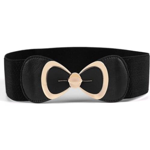 Womens Wide Belt Elastic Stretch Cinch Waistband Lady Cummerband Girls Waistband Waist Belt Women Loose Tight Belt Elastic Band