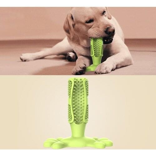 Dog Chew Toy Dog Toothbrush Toy Popular Molar Toy Stick Silicone Dog Toy Dog Supplies