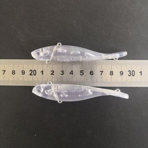 10pcs Unpainted fishing lure blank VIB bait 95MM 14.2G lure body 432