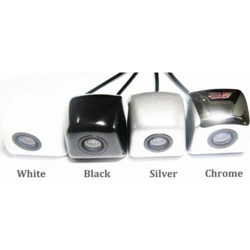 Wired Universal HD CCD Car Rear view Backup Reverse Parking Camera Black Chromed White Silver Camera 170 degrees