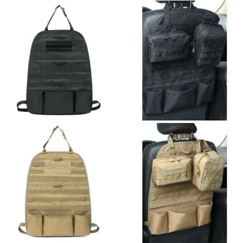 Tactical MOLLE Car Seat Organizer Seat Back Hunting Bag Universal Seat Cover Case Vehicle Panel Car Seat Cover Protector