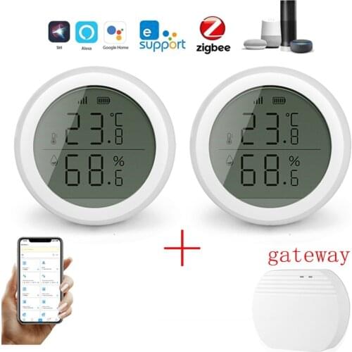 New EWelink Zigbee Temperature And Humidity Temperature Sensor And Humidity Detector Smart Home With SONOFF Gateway Sensor