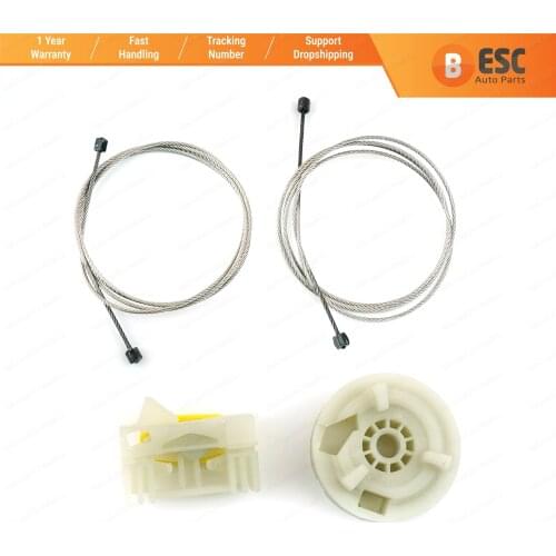 ESC Auto Parts EWR368 Electrical Power Window Regulator Repair Kit Rear Right Door for Opel Meriva 2003-2010 Ship From Turkey