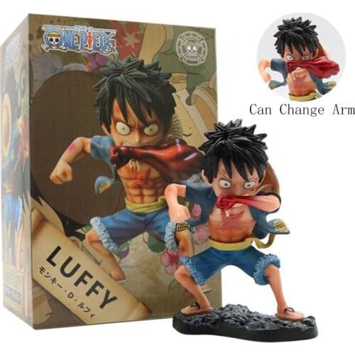 13CM Figurine One Piece Monkey D Luffy Anime Action Figure GK Ultimate King PVC Model Model Toys Anime Figure Decoration Gifts