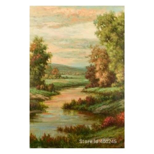 Paintings by Pierre Auguste Renoir Lac d Avignon Hand painted art on canvas High quality