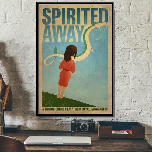 Miyazaki Hayao Totoro Ghibli Posters And Prints Canvas Painting Wall Pictures For Living Room Abstract Decorative Home Decor