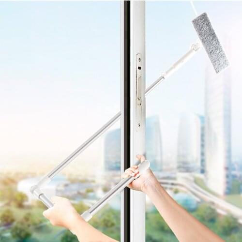 New Upgraded Telescopic High-rise Window Cleaning Glass Cleaner Brush For Washing Window Dust Brush Household Cleaning Tools
