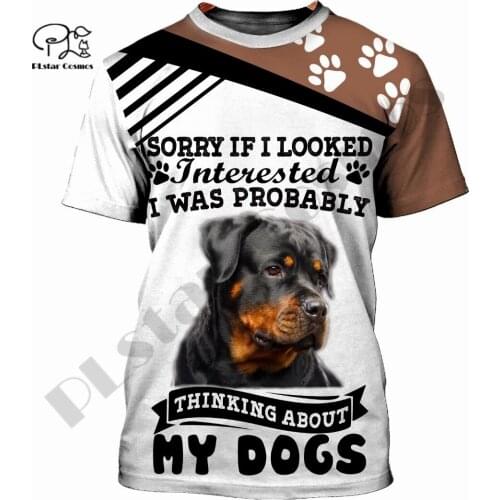 PLstarCosmos 3DPrint Newest Dachshund Bull Retriever Dog Pet Man/Woman Harajuku Streetwear Casual Funny T-Shirt Short Sleeve W-1