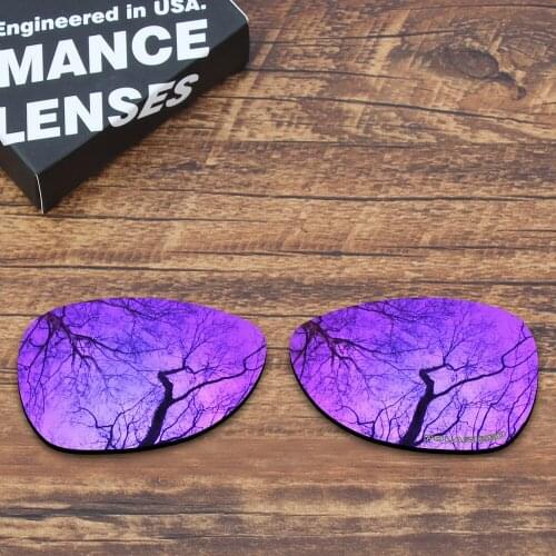 ToughAsNails Resist Seawater Corrosion Polarized Replacement Lenses for Oakley Felon Sunglasses Purple Mirrored (Lens Only)