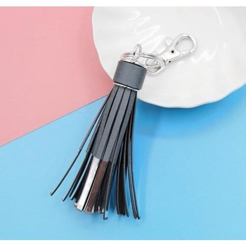 Sale sequin fluorescent tassel jewelry keychain ladies bag key ring decoration