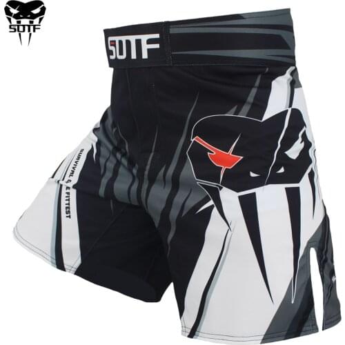 SOTF mma Adults Venomous snake geometric Tiger Muay Thai boxing shorts mma shorts boxing clothing fight shorts sanda
