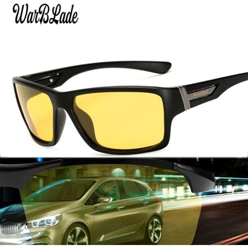 WBL New Hot Men Brand Designer Fashion Night Vision Sunglasses Polarized Night Driving Enhanced Light At Rainy Cloudy Fog Day