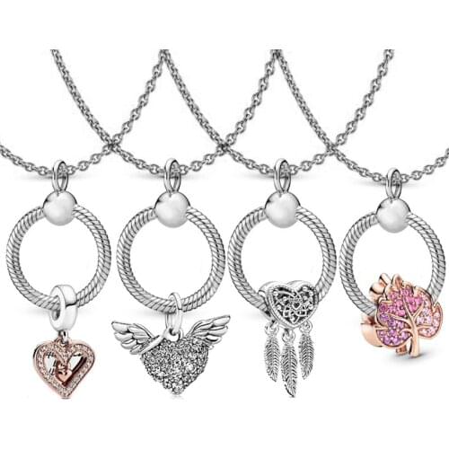 Special Offer Mens And Womens Necklace DIY Angel Wing Tassel Pendant, Festive Birthday Girlfriend Birthday Gift Necklaces