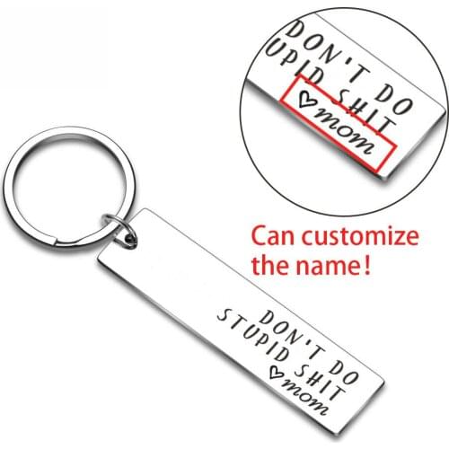 Graduation Birthday Keychain Gifts for Him Her Son Daughter Friend Keyring Gifts for Women Men Girl Boy Daughter from Dad Mom