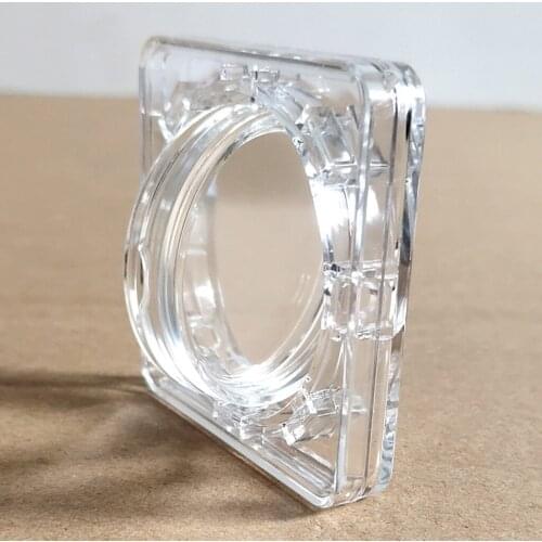 10Pcs Transparent Rotating Coin Storage Display Case Organizer Box with Foam Gasket for Medal Coin Holder Collection Supplies