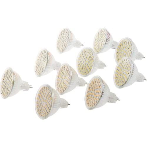 10 x MR16 GU 5.3 60 SMD LED Bulb Light Spot Light 3W Warm White ENERGY SAVING