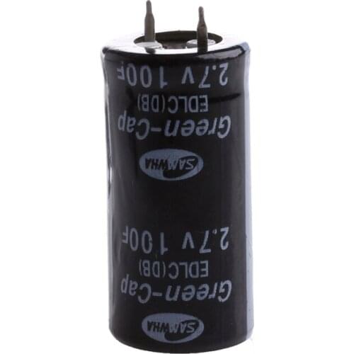 2Pcs Super Capacitor 2.7V 100F Ultra Capacitor Farad New
