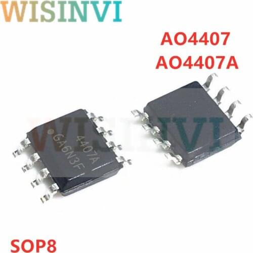 5-10 PCS AO4407 4407 AO4407A SOP8 4407A 12A/30V MOSFET SOP-8