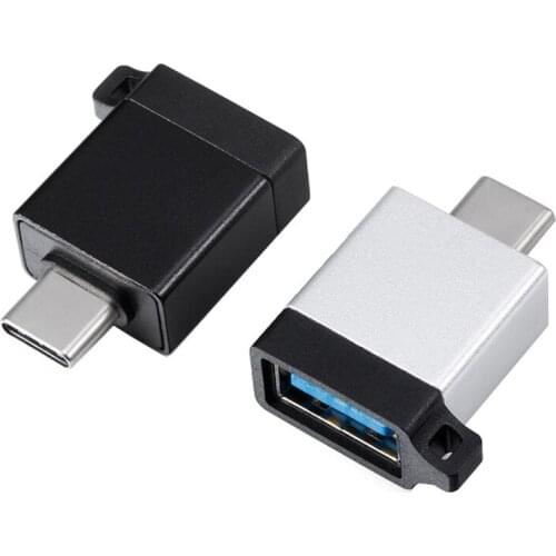 Otg Adapter Type-c Adapter Lanyard Keychain C Male To USB3.0 Female Adapter Mini Portable Mobile Phone Computer Notebook Use