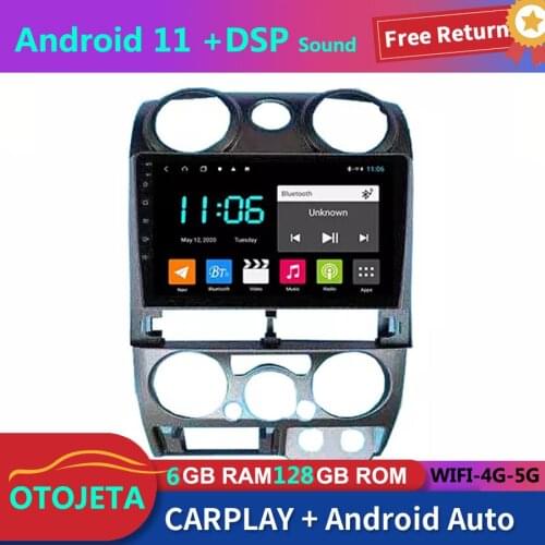 For Isuzu D-max 2011 Car Radio Stereo GPS Navigator 6GB Ram 128GB Rom Autoradio 2Din Android 11 Bluetooth Multimedia Player