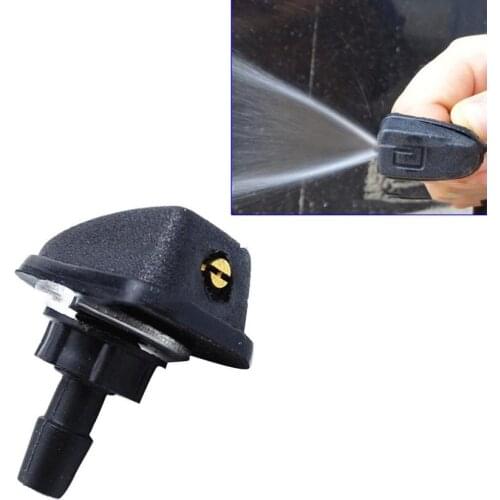 Car Universal Windshield Washer Sprinkler Head Wiper Fan Shaped Spout Cover Water Outlet Nozzle Adjustment