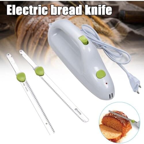 Easy Slice Electric Cutter for Carving Meats Bread Lightweight with Contoured Grip JW