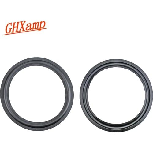 GHXAMP 15 Inch Speaker 378mm Rubber Edge Suspension Surround Ring Black Hanging Side Repair Speaker Professional Accessories 2pc