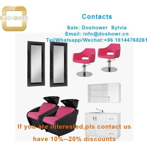 Hair salon shampoo chair with salon chair hair styling for beauty equipment salon furniture barber chair