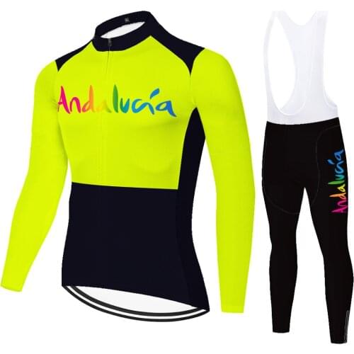 Andalucia Summer Spirng Masculino Mallot Verano Bicicleta Ropa Equipamento Tricota Ciclismo Hombre Completo Ciclismo Estivo