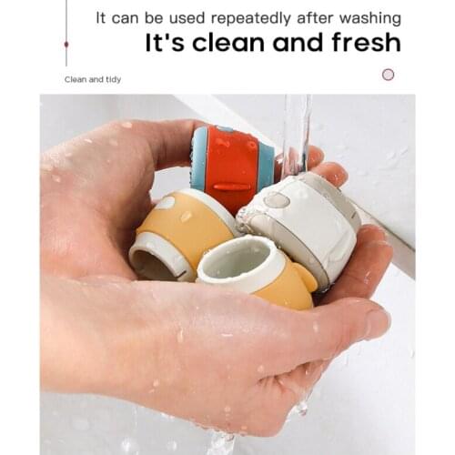 Table Foot Cover Silicone Non-Slip Table And Chair Foot Protection Cover Round Table Foot Pad Wear-Resistant Chair Foot Cover