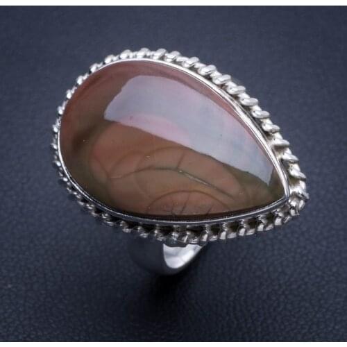 Natural Imperial Jasper 925 Sterling Silver Ring, US Size 6.75 Q2803