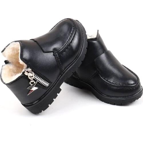 Girls Rain Boots 2018 Winter New Children Girls Boots Kids Plus Velvet Snow Boots Children Fashion Casual Shoes Toddler Shoes