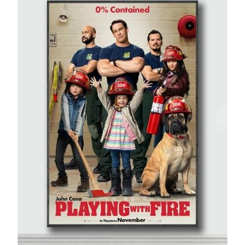 NJ141 Playing with Fire Movie 1 Silk Posters and Prints wall art Art Poster Home Decor