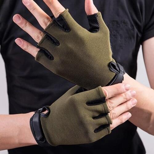 Half Finger Gloves Skin-friendly Shock Absorption Nylon Roller Skating Anti-Abrasion Gloves for Outdoor перчатки без пальцев