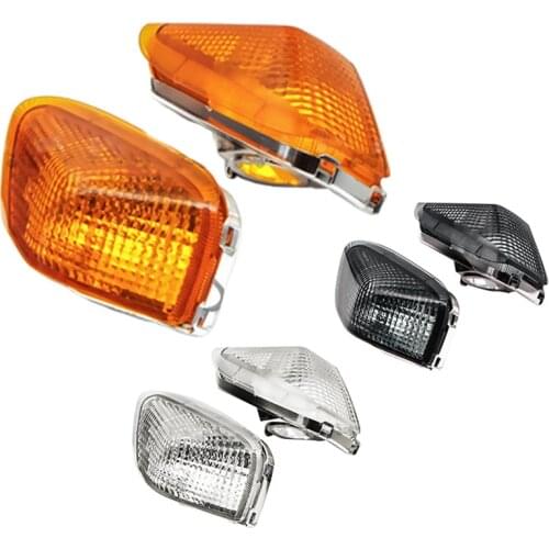 Motorcycle Front Turn Signal Cover LED Indicator Lamp Shade for Kawasaki ZZR400 1990 1991 1992