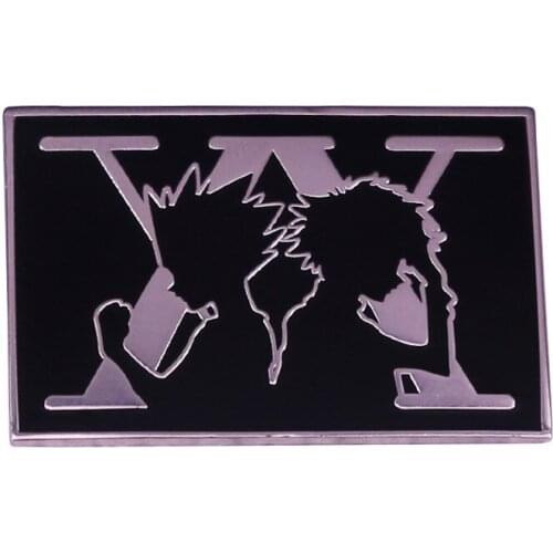 PF281 Dongmanli HUNTER×HUNTER Anime Figures Enamel Pins Badge Brooch Backpack Bag Collar Lapel Jewelry Gifts for Friends