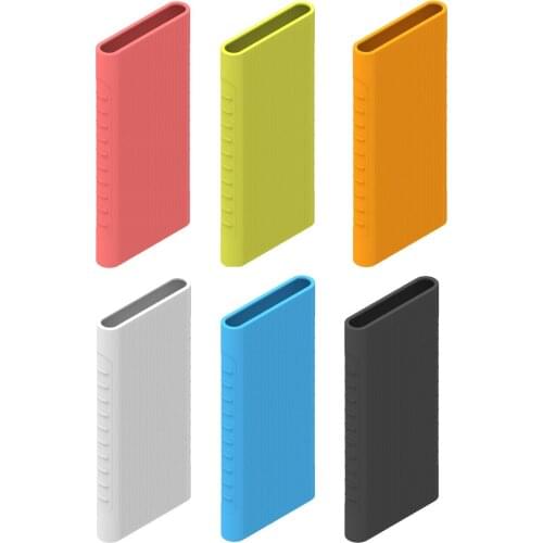 Non-slip Soft Silicone Protective Case Cover Shell for 2019 NEW Xiaomi Mi Power Bank 3 10000mAh Power Bank Battery