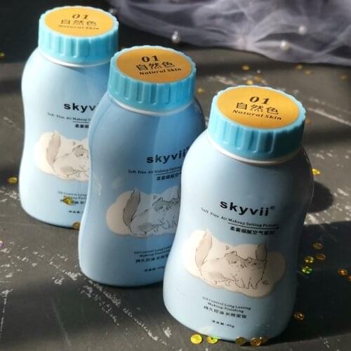 Bottled Loose Powder Setting Powder Long-lasting Oil-control Concealer Natural Waterproof and Non-shedding Face Makeup