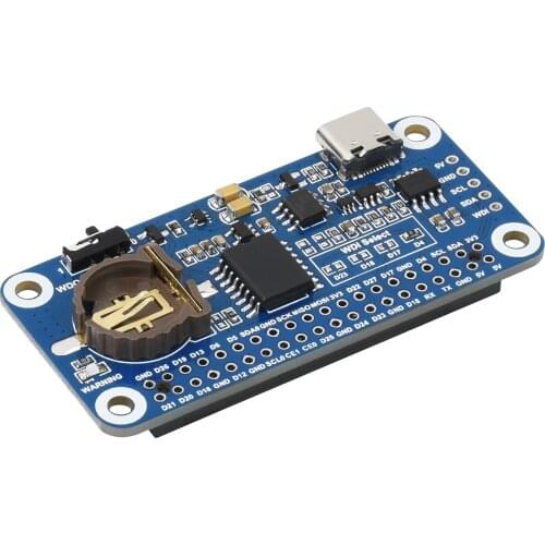 RTC WatchDog HAT for Raspberry Pi, Auto Reset, High Precision RTC