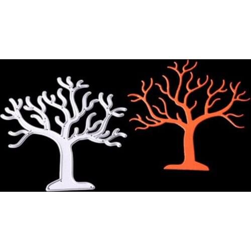 SCD719 Tree Metal Cutting Dies For Scrapbooking Stencils DIY Album Cards Decoration Embossing Folder Die Cuts Template Tools New