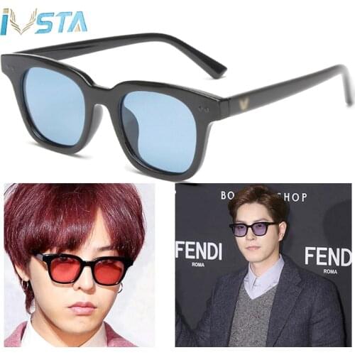 With GM V Logo Steampunk Sunglasses Vintage Men Retro South Side Ocean Lense Gothic Ice Sea Women Jelly Color Candy Blue Brand