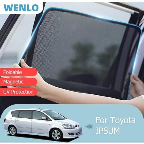 For Toyota IPSUM Windshield Car Sunshade Side Window Blind Sun Shade Magnet Blocker Cover Visor Auto Door Frame Mesh Curtain