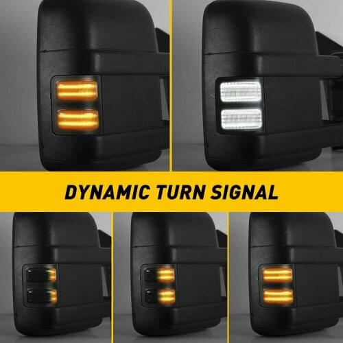 LED Turn Signal Light for Ford LED Switchback Flowing Tow Mirror Side LED Lights Blinker Sequential Indicator