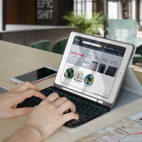 Ultra Slim Universal Rechargeable Bluetooth Keyboard for iPad