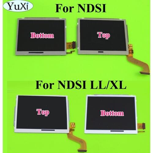 YuXi Upper/Top LCD Display Screen Pantalla For Nintendo for DSi XL for NDSi XL Game Console Accessories Replacement Part