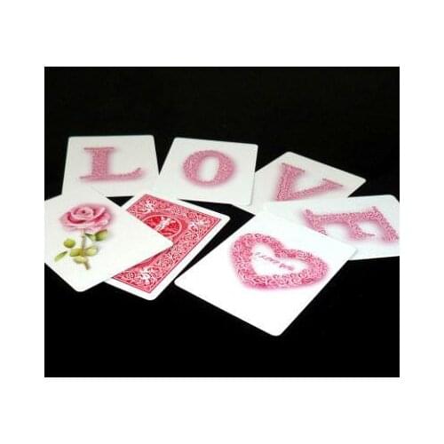 Top Quality, Rose The Card - Magic Trick,Magic For Lover,Accessories,Comedy,Card Magie,Close-Up,Stage,Mind,Magia Toys Classic