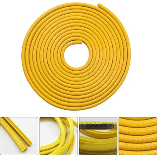 Car Door Edge Guards Edge Trim Rubber Seal Protection Car Seal Strips (Black)