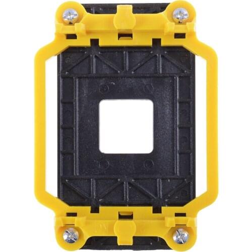 ZLinKJ 1pcs durable yellow and black CPU Fan Cooler Cooling Retainer Retention Base Bracket For AMD Socket AM3+ AM2+ AM2 940