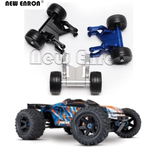 1Pc Aluminum Double Wheel Adjustable Wheelie Raise Head Bar for RC Car Parts 1/10 Traxxas E-Revo ERevo 2.0 86086-4 Accessories